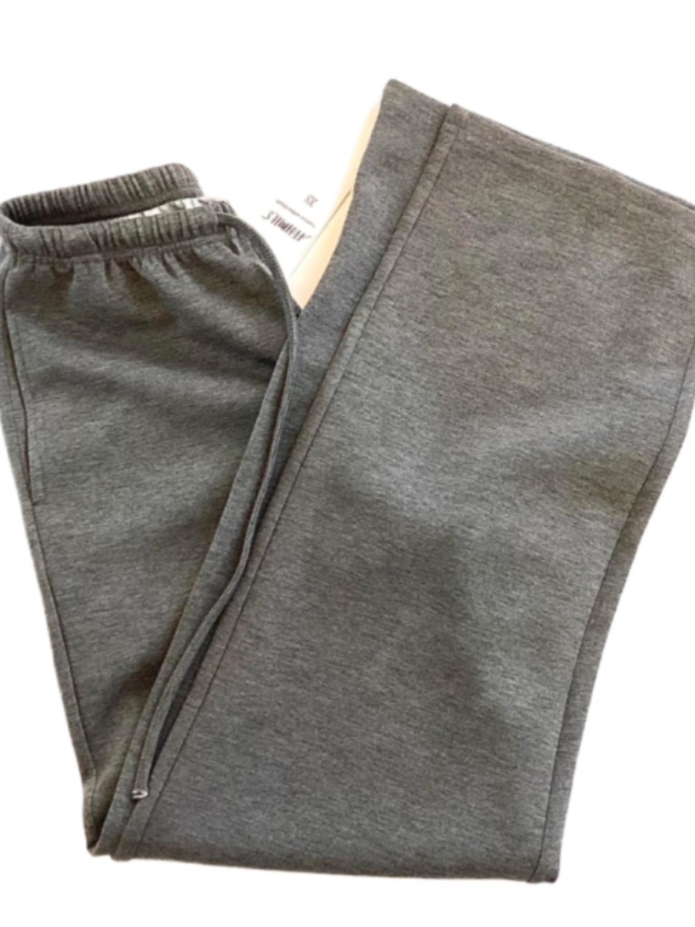 Athmile Womens Gray Jersey Sweatpants, XS, NWT